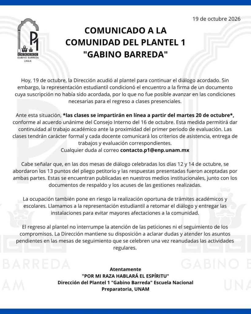 Estudiantes de la UNAM y UAM entran en paro; esto es lo que exigen