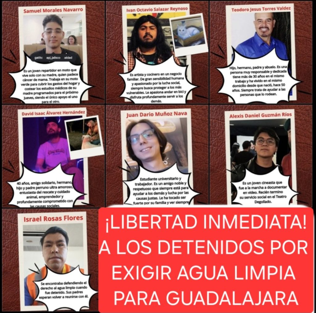 Ingresan a Puente Grande a siete detenidos por la protesta del agua en Jalisco; tres ya fueron liberados