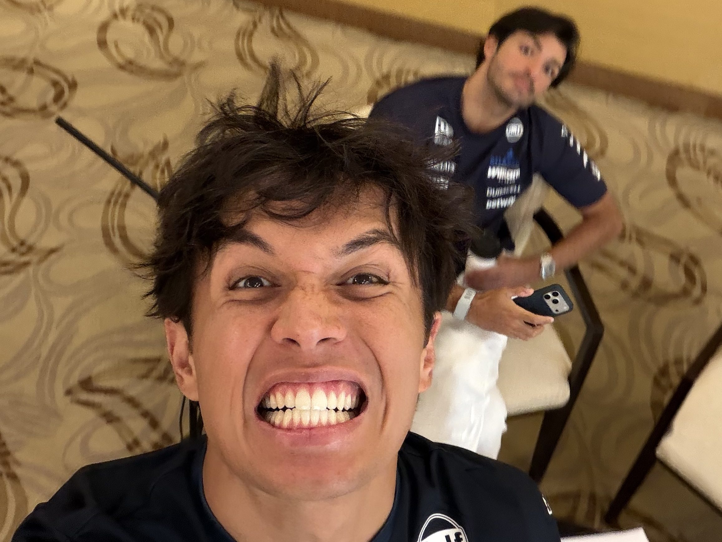 Alex Albon y Carlos Sainz