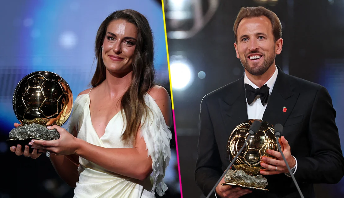 Harry Kane gana el Balón de Oro 2026 junto a Alexia Putellas; Mbappé, con las manos vacías