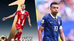 Lo cerca que se quedó Mbappé de ganarle el Balón de Oro a Harry Kane