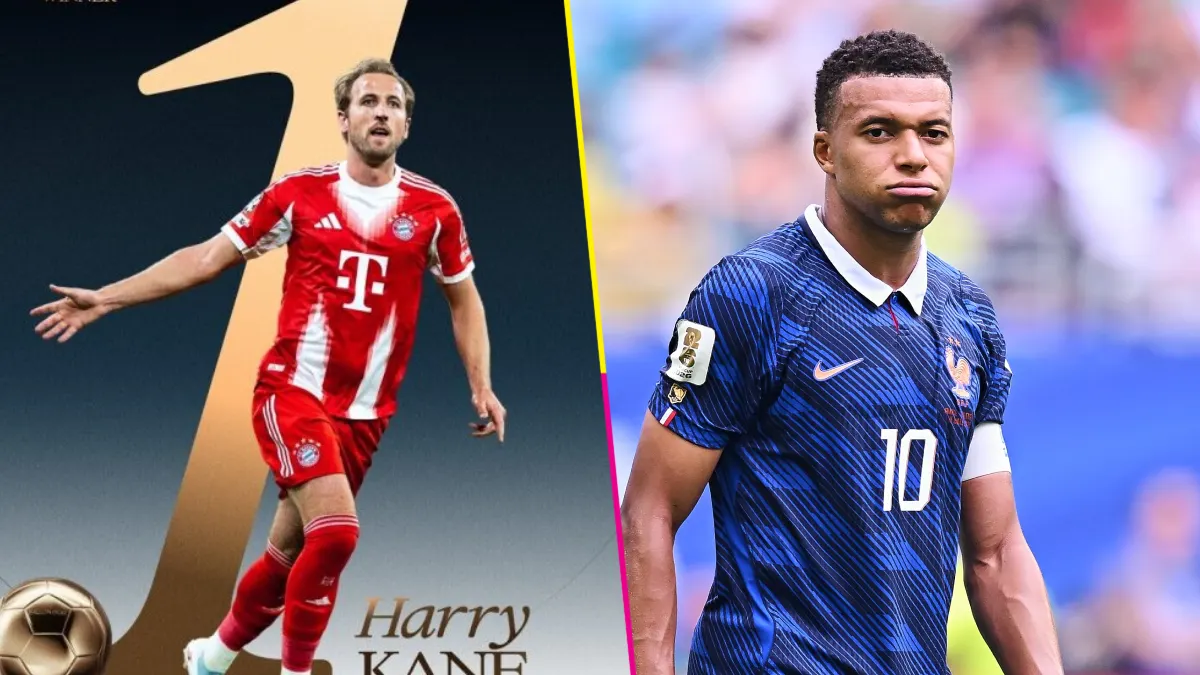 Lo cerca que se quedó Mbappé de ganarle el Balón de Oro a Harry Kane