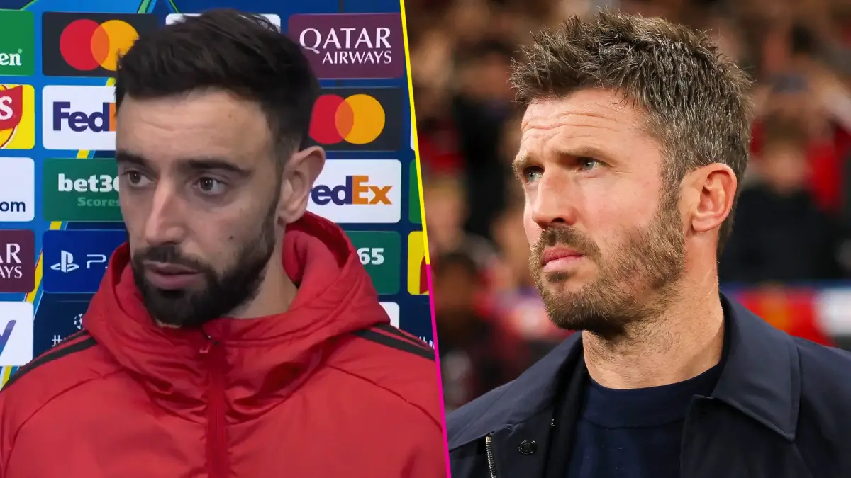 Problemas en el Manchester United: Michael Carrick responde criticas de Bruno Fernandes tras goleada ante el Como 1907