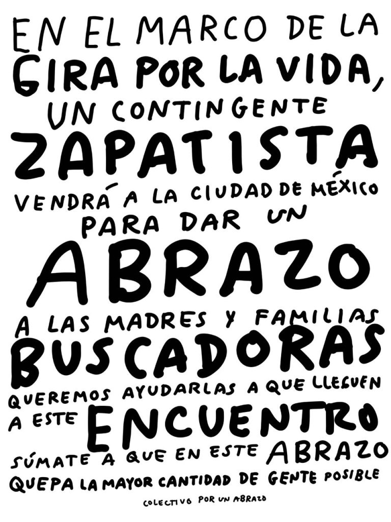 flyer oficial del concierto de caifanes en el teatro metropolitan para apoyar a madres buscadoras