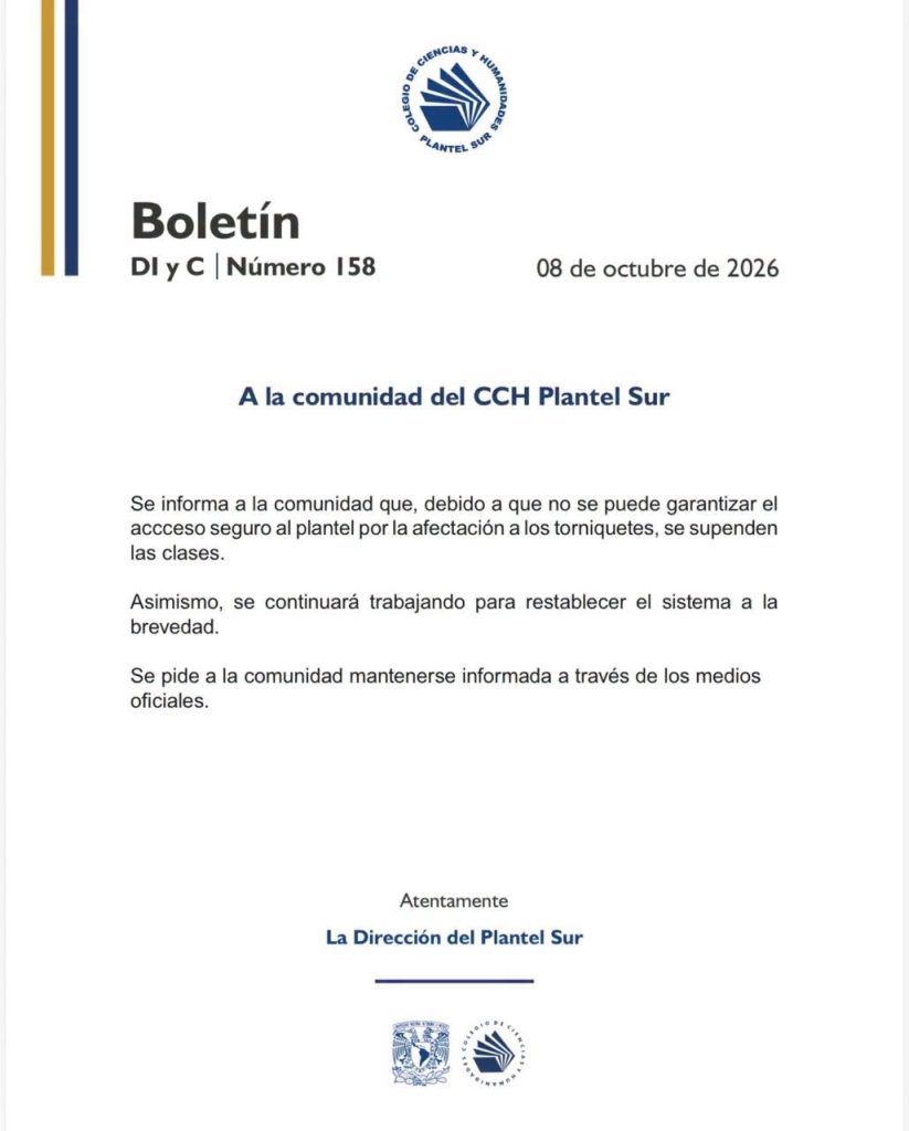 cch-sur-vuelve-suspender-clases-danos-torniquetes-acceso-seguro-1