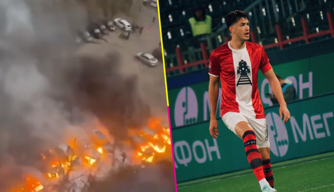 El Lokomotiv de Moscú y César Montes fueron alcanzados en un ataque de drones ucranianos