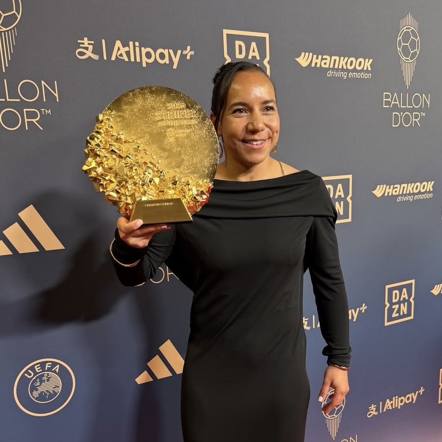 Charlyn Corral en el Balón de Oro