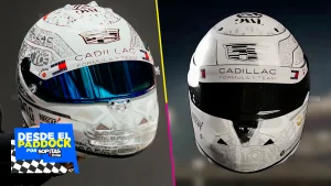 Casco de Checo Pérez