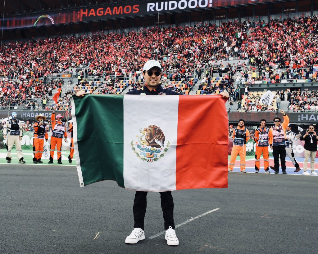 Checo Pérez en el Gran Premio de México del 2024