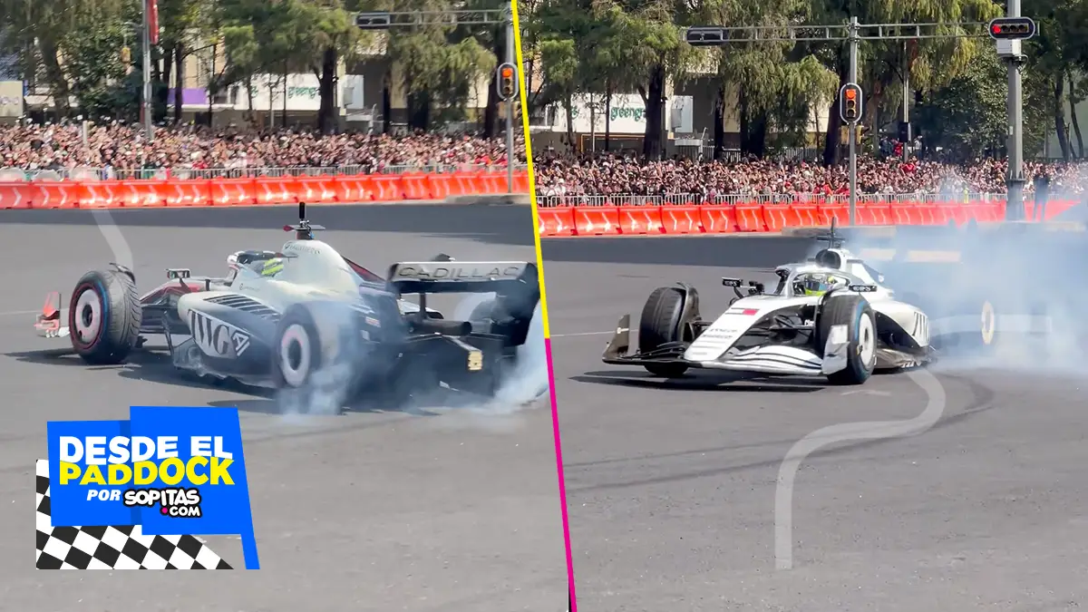 Checo Pérez en el Show Run