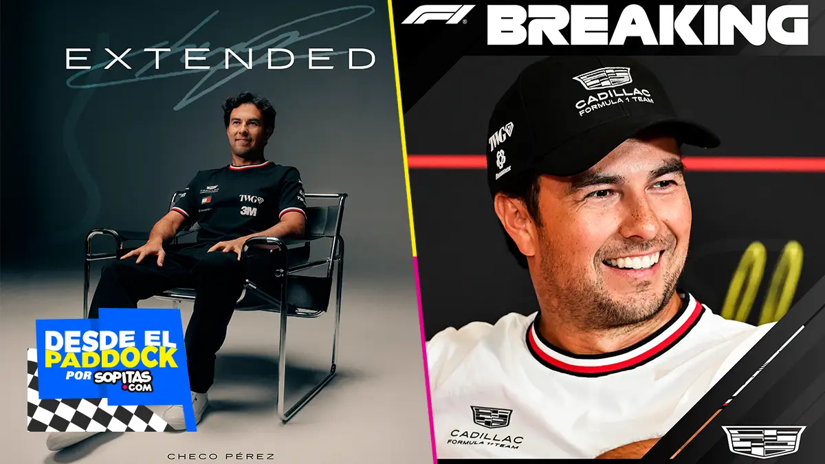 Checo renueva contrato con Cadillac
