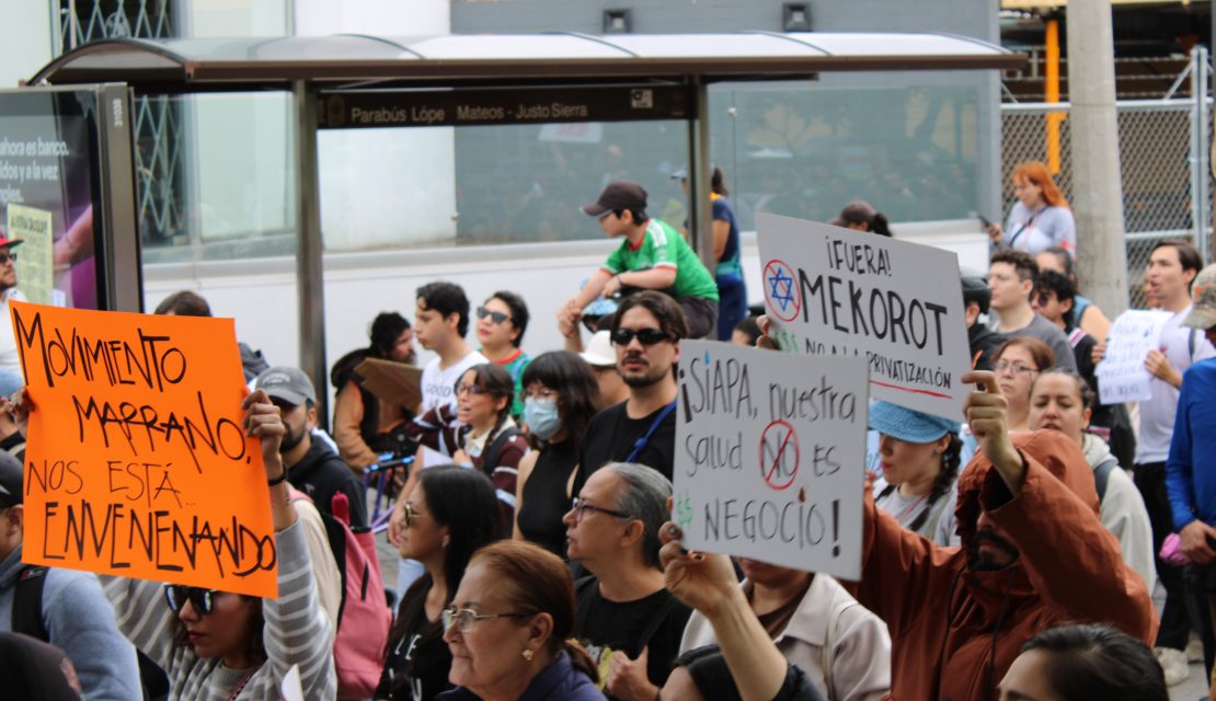 Megamarcha por el agua en Guadalajara: CNDH pide respetar el derecho a manifestarse