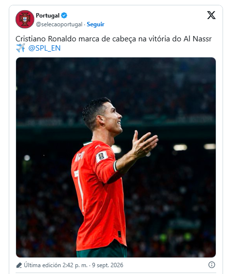 Federación de Portugal busca el regreso de Cristiano Ronaldo a la selección