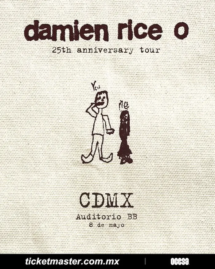 Flyer de Damien Rice en México