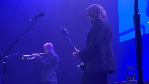 Dave Grohl y Flea tocando "Everlong"