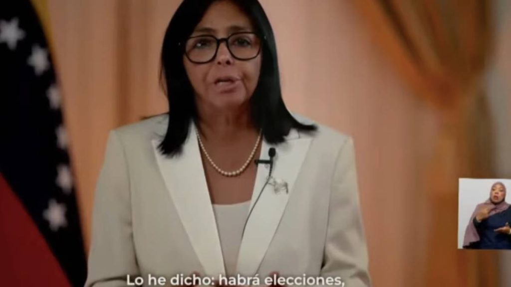 Delcy Rodríguez confirma elecciones y aumento de salarios en Venezuela