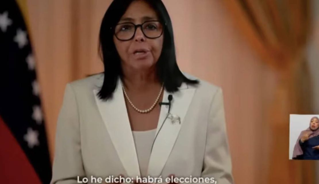 Delcy Rodríguez confirma elecciones y aumento de salarios en Venezuela