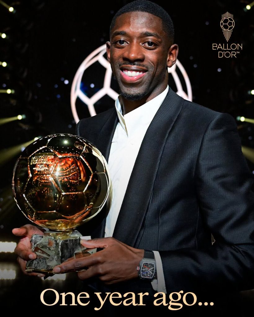 Demebélé ganó el Balón de Oro 2025