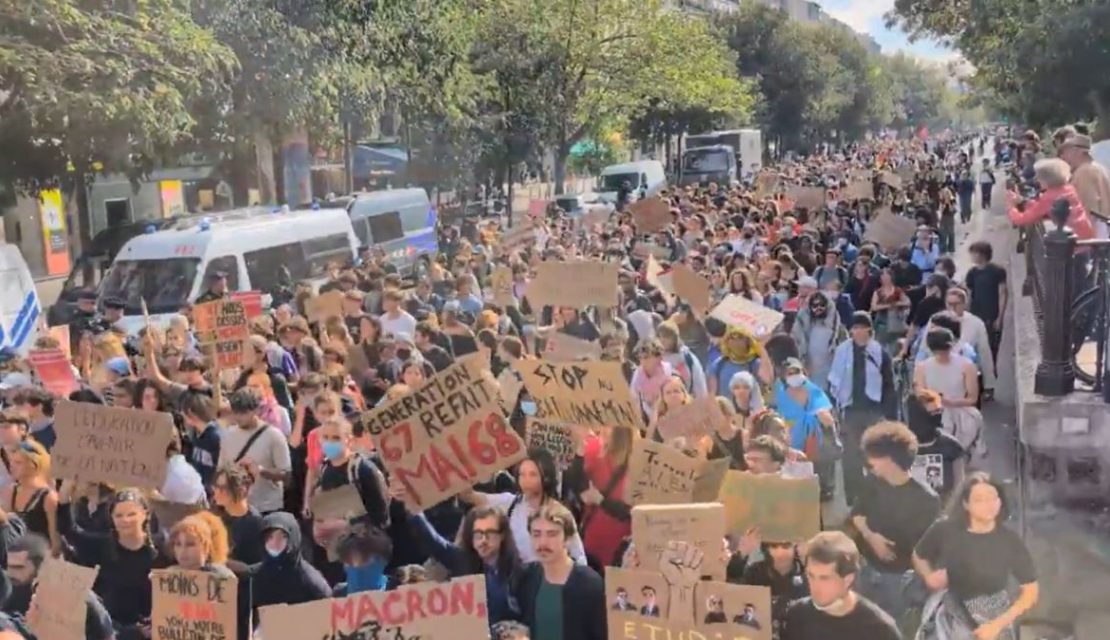 ¿Por qué protestan los estudiantes en Francia? Estas son sus demandas