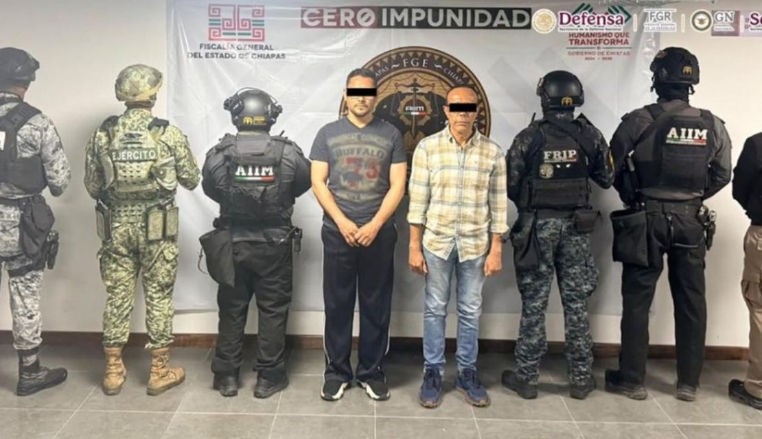 Detienen a alcalde y exalcalde de Suchiapa, Chiapas, en operativo federal
