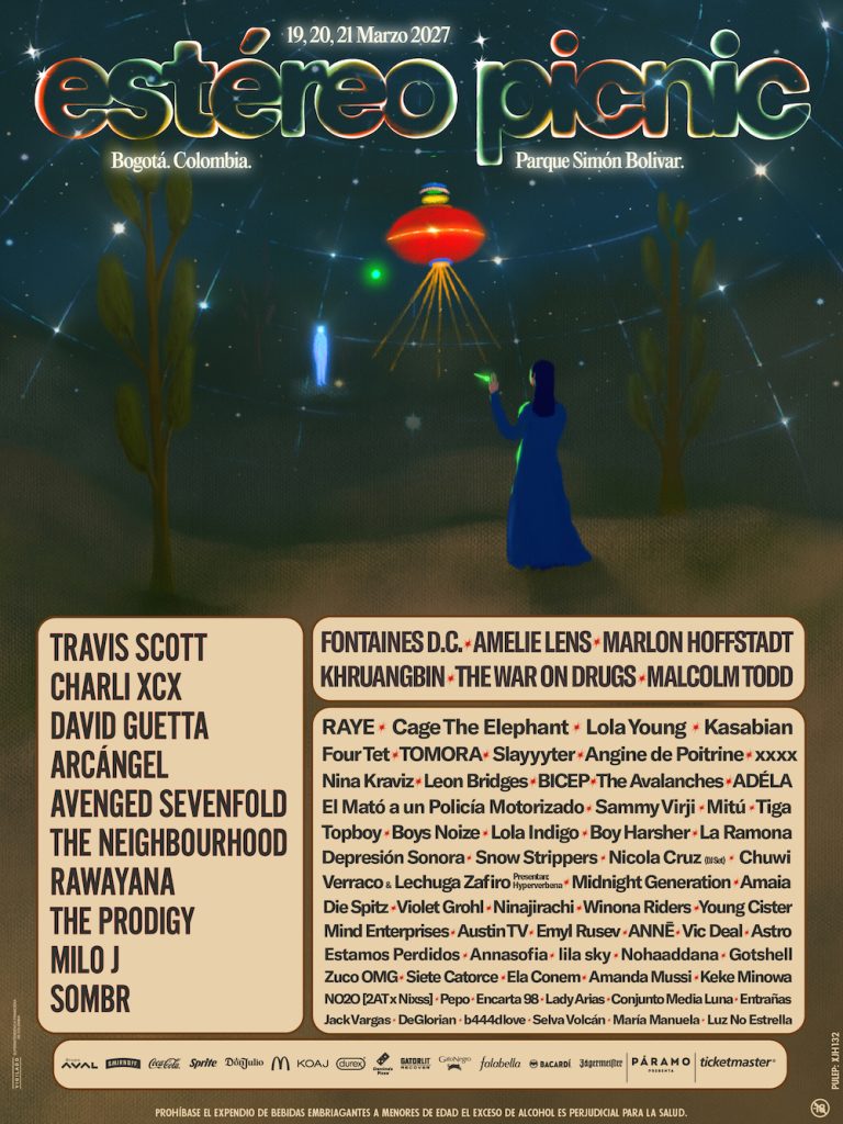 Lineup dle festival Estéreo Picnic 2026