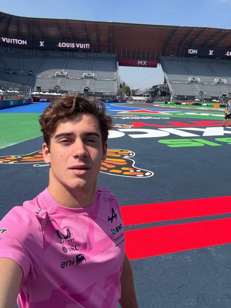 Franco Colapinto en el Autódromo Hermanos Rodríguez