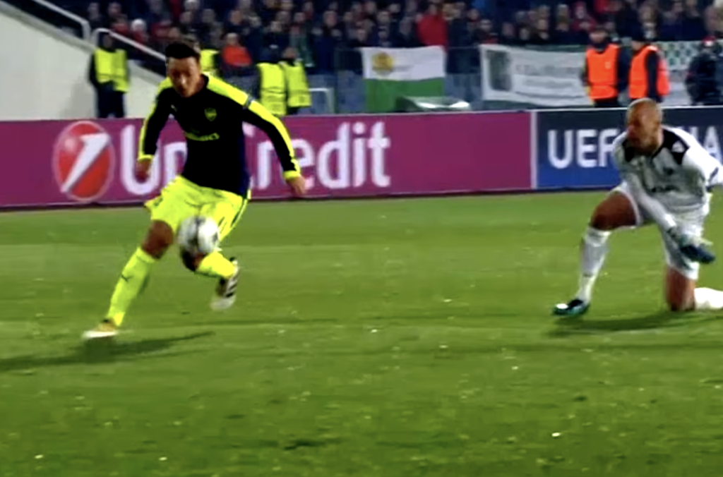 El gol de Özil que inspiró los videos hechos con IA