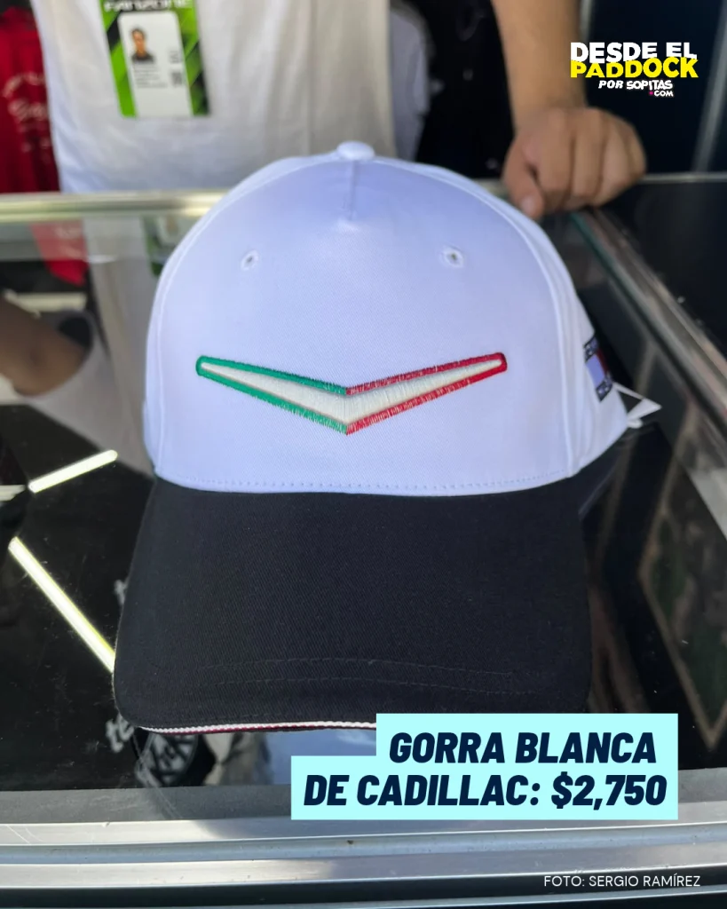 Gorras de Checo Pérez Cadillac