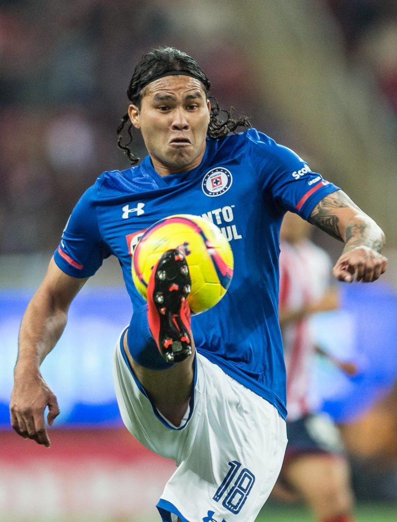 Gullit Peña, en su etapa en Cruz Azul