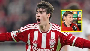'Hormiga' González le da la victoria al Olympiacos en la Europa League: ¿Mateo Chávez manifestó el gol?