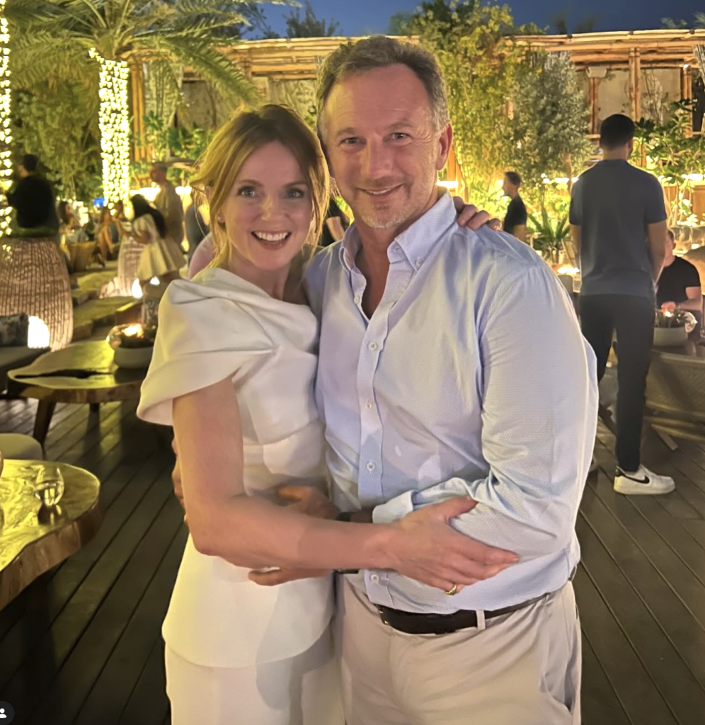 Christian Horner y su esposa Geri