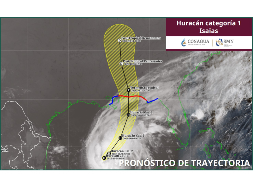 ¿Cuáles serán los estados afectados por el huracán Isaias?