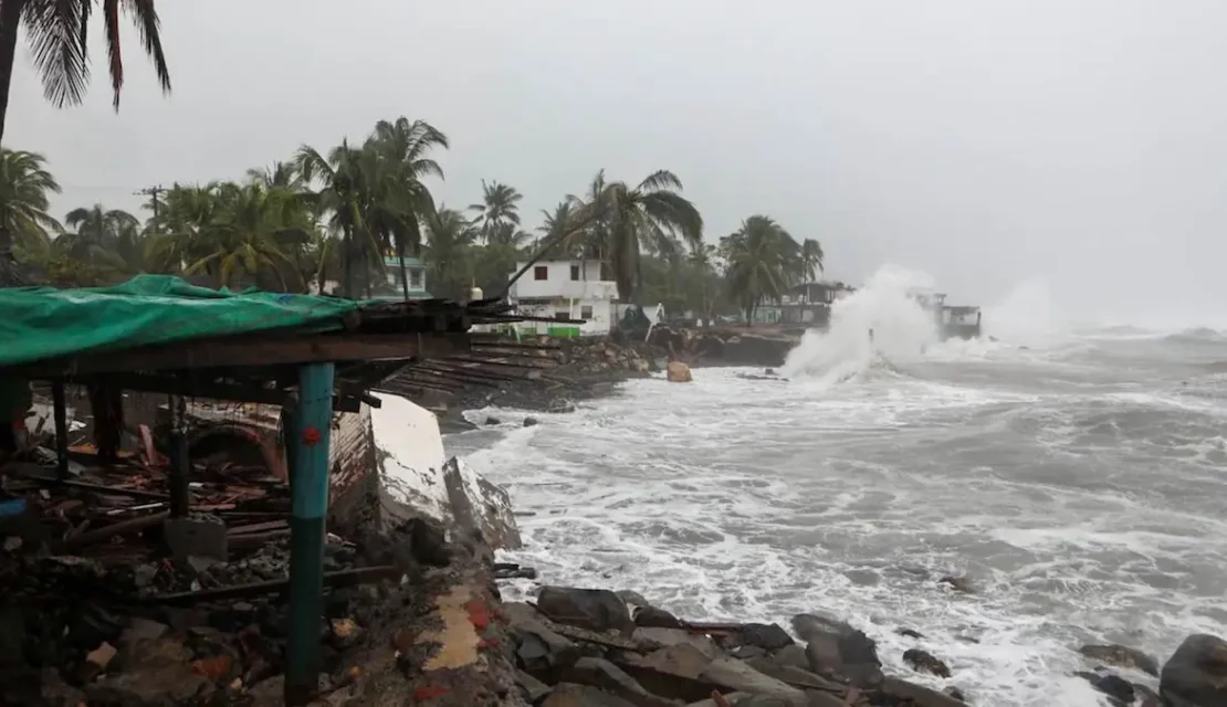 Trayectoria del huracán Trudy y estados afectados