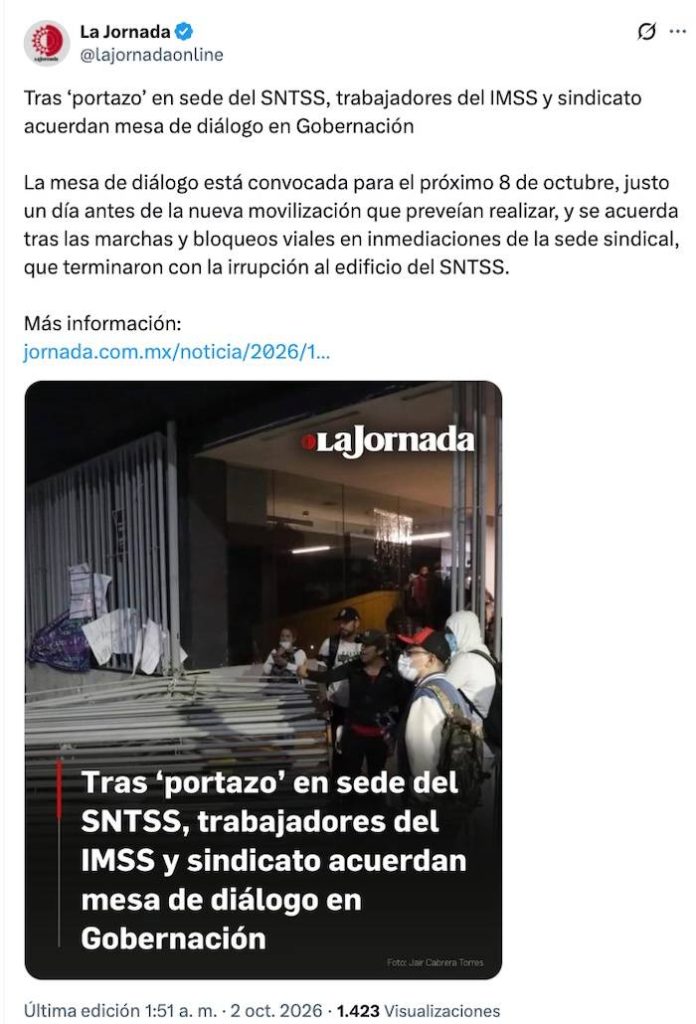Portazo y protesta: ¿Por qué se manifiestan los trabajadores del IMSS?