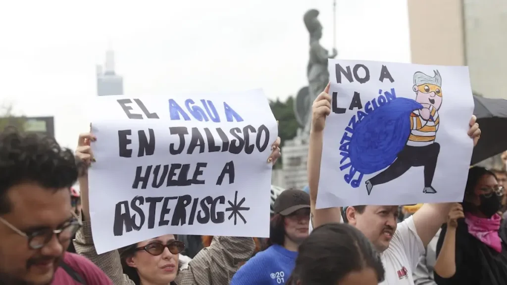 Protesta por el agua en Guadalajara: Comisión de Derechos Humanos abre investigación