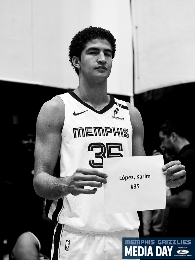 Karim López ante su debut en NBA