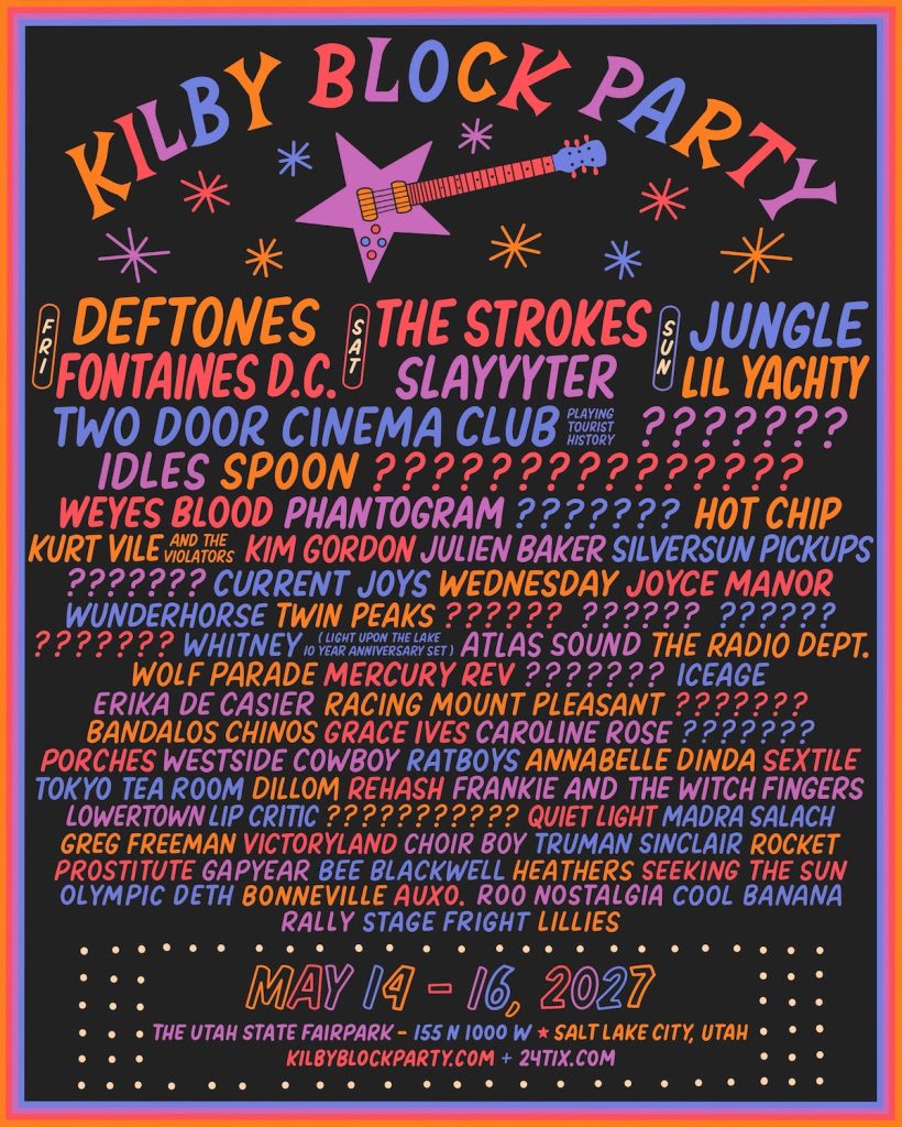 Lineup del Kilby Black Party