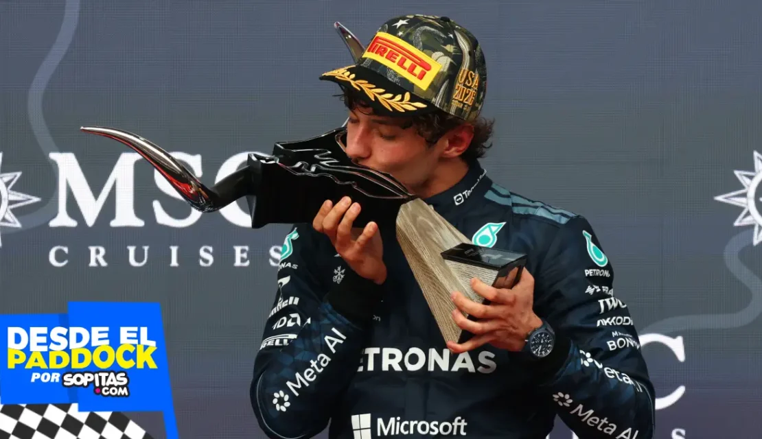 Kimi Antonelli gana el Gran Premio de Estados Unidos, pero todavía no le alcanza para ser campeón