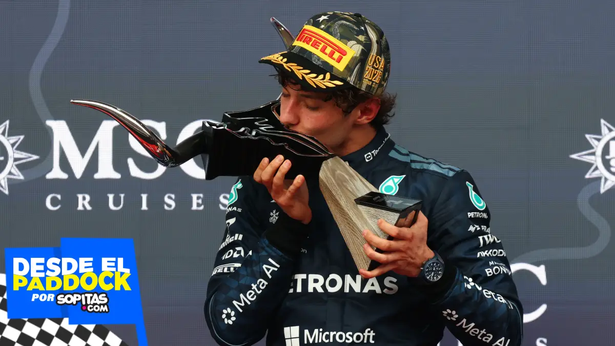 Kimi Antonelli gana el Gran Premio de Estados Unidos, pero todavía no le alcanza para ser campeón