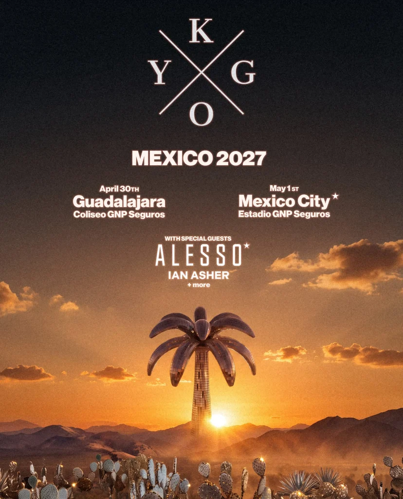 Flyer de kygo en mexico