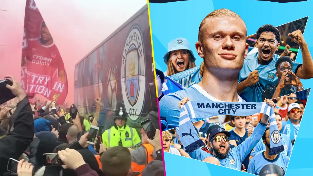 Hay alerta por "bienvenida" violenta al Manchester City en su visita a Liverpool