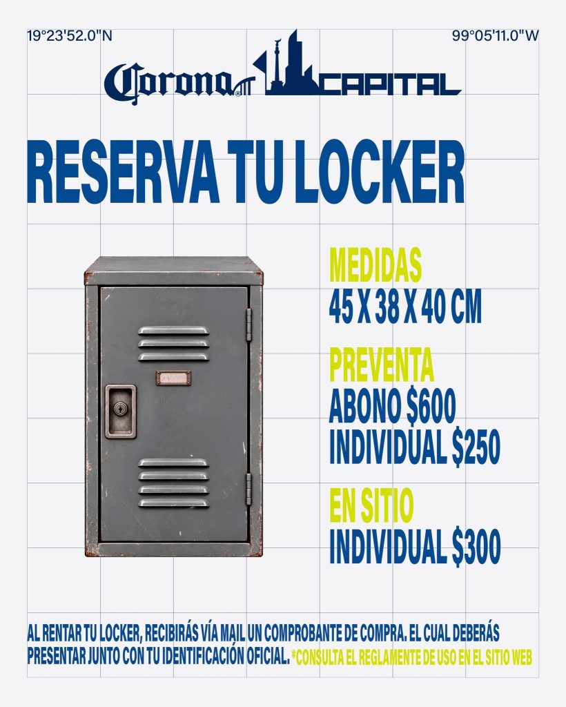 lockers corona capital
