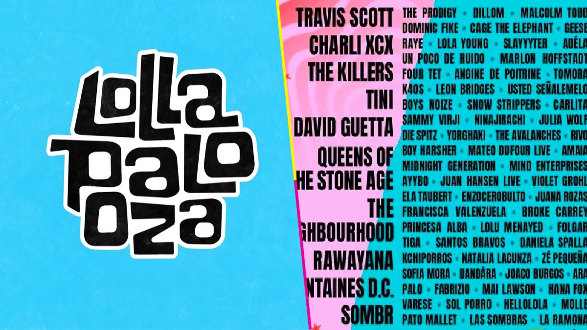 Imagen del uno de los lineup de Lollapalooza en Sudamérica