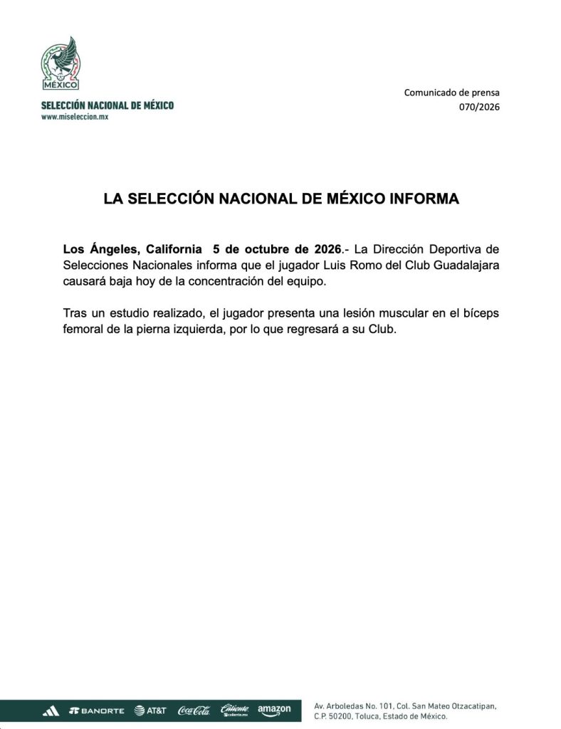 Luis Romo dejó al Tri