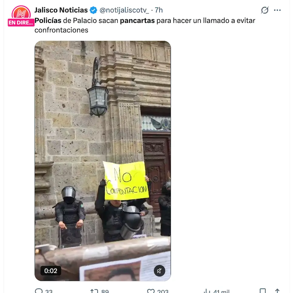 Revocación de mandato y grupos de choque en la segunda megamarcha por el agua en Guadalajara
