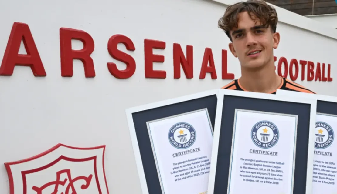 ¡Tiene 16 años! Max Dowman, la joya del Arsenal, y sus tres récords Guinness