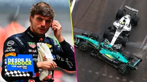 Checo chocó en la última carrera sprint del año
