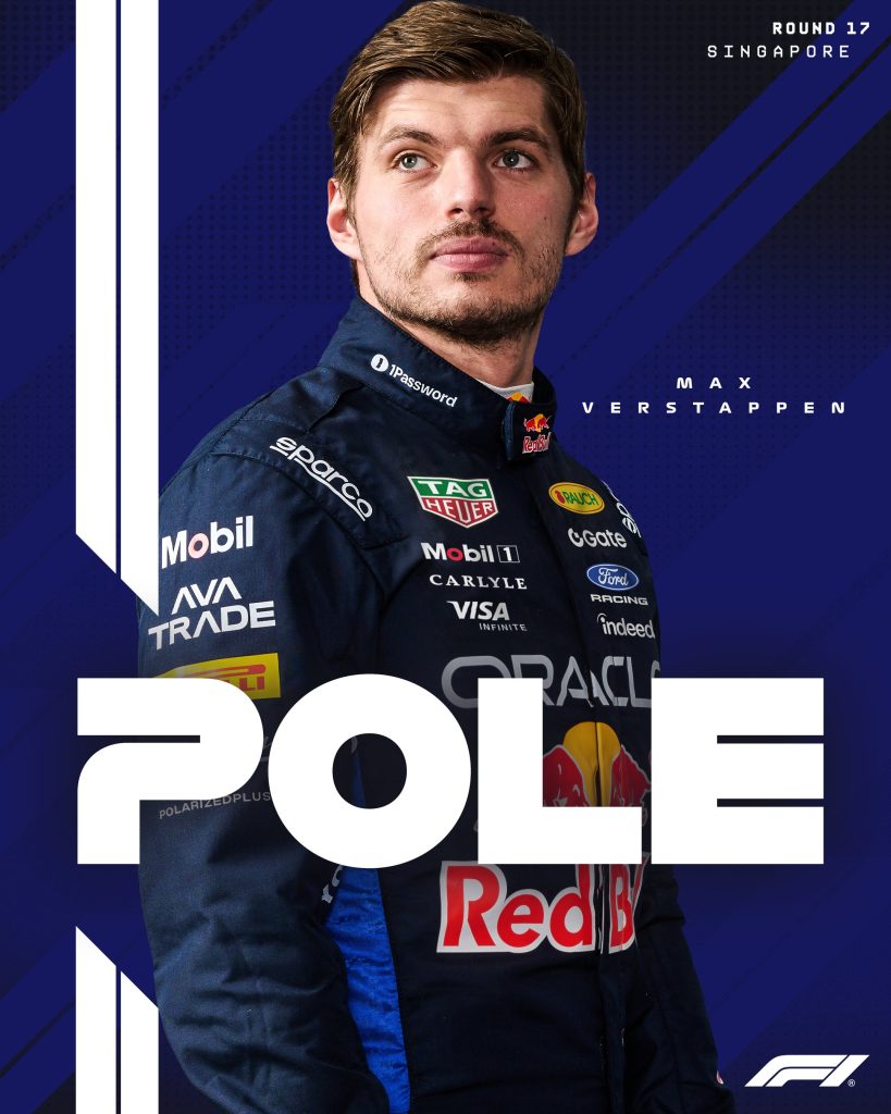 Max Verstappen se lleva la pole position del Gran Premio de Singapur 2026