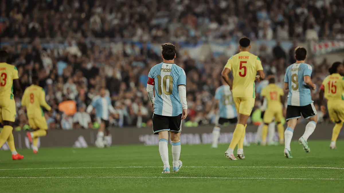 Lionel Messi en su último juego