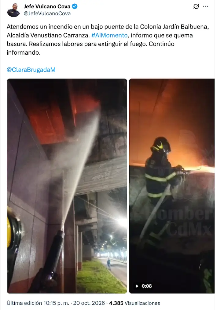 Lo que sabemos del incendio en Velódromo-Ciudad Deportiva y la suspensión parcial de la Línea 9 del Metro